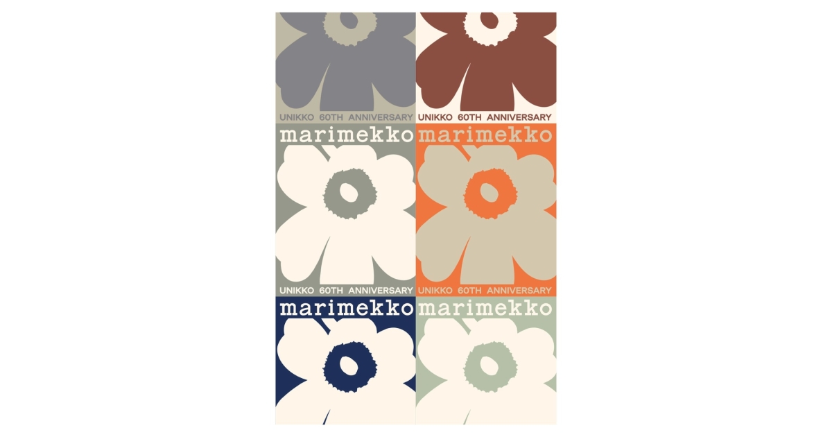 Unikko 60th Anniversary ポスター 70×100㎝ Unikko 60th Anniversary ポスター 70×100㎝